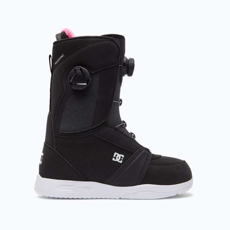 Scarponi da snowboard da donna DC Lotus nero/nero/bianco 11