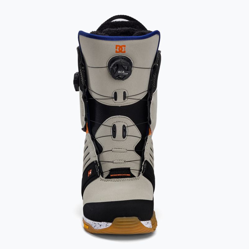 Scarponi da snowboard da uomo DC Judge nero/tan 3