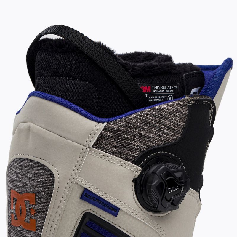 Scarponi da snowboard da uomo DC Judge nero/tan 8