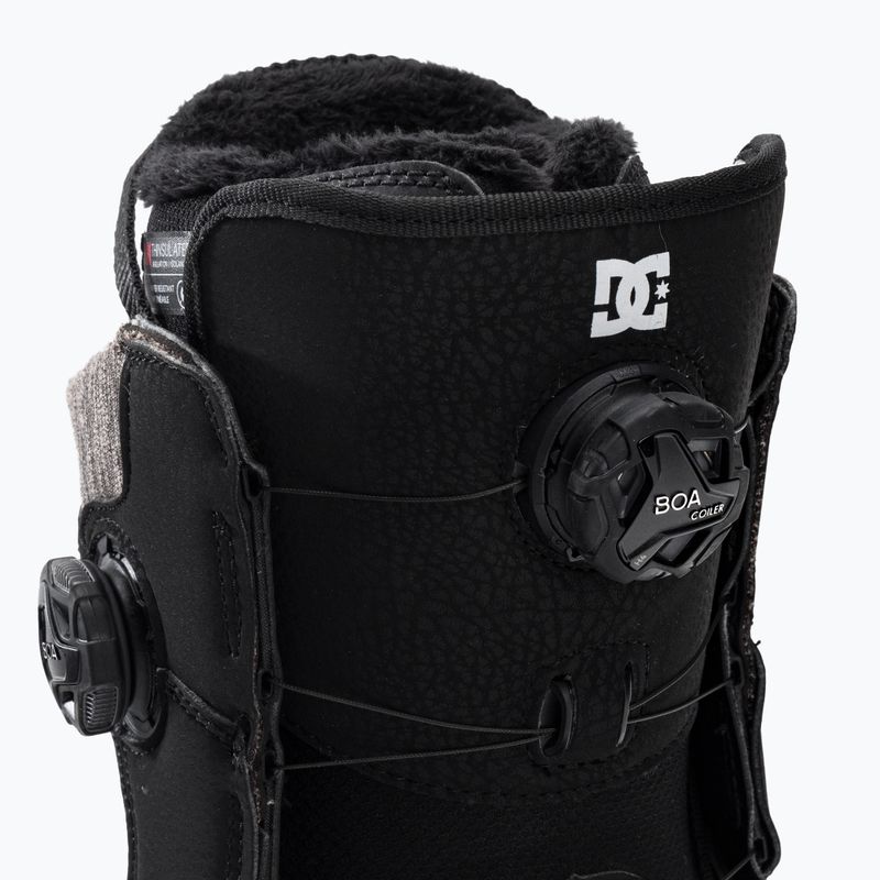 Scarponi da snowboard da uomo DC Judge nero 6