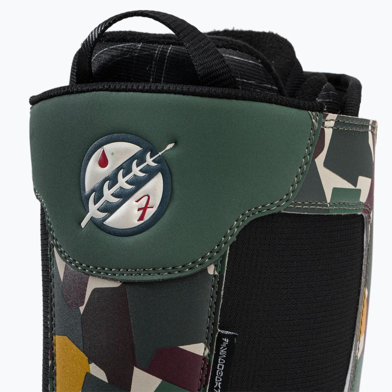 Scarponi da snowboard DC SW Phase Boa da uomo verde/marrone/nero 6