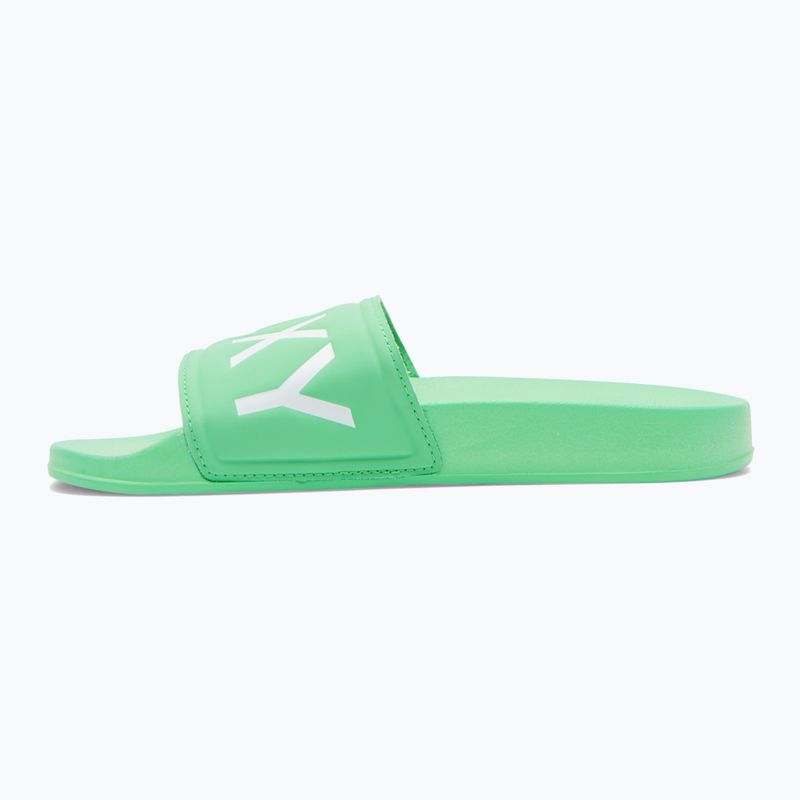 Infradito ROXY Slippy II da donna verde assenzio 10