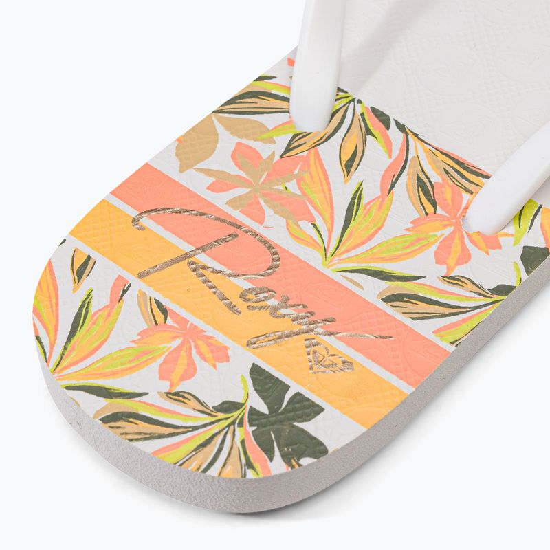 ROXY infradito donna Viva Printed bianco 8