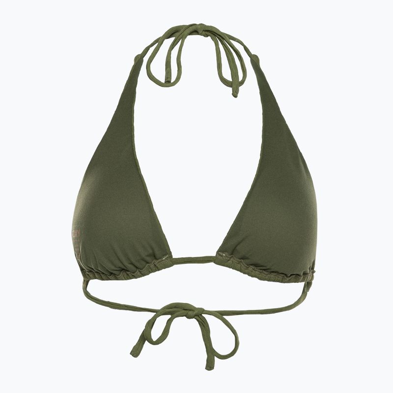 ROXY Current Coolness Top costume da bagno a triangolo allungato verde loden 2
