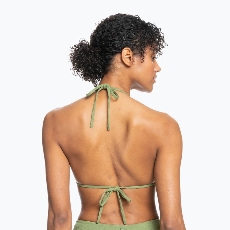 ROXY Current Coolness Top costume da bagno a triangolo allungato verde loden 6