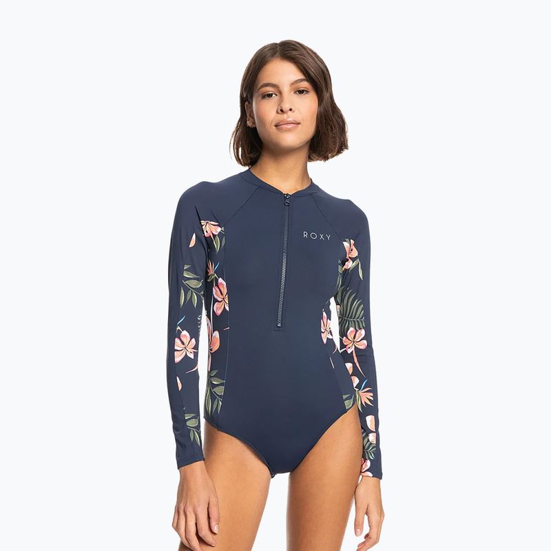 Costume intero donna ROXY Into The Sun Onesie mood indigo tropical depht 4