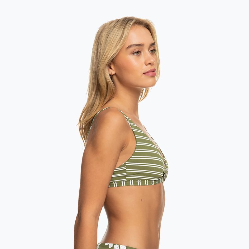 ROXY Retro Revo Twist top costume da bagno loden verde surfrider spirit s 13