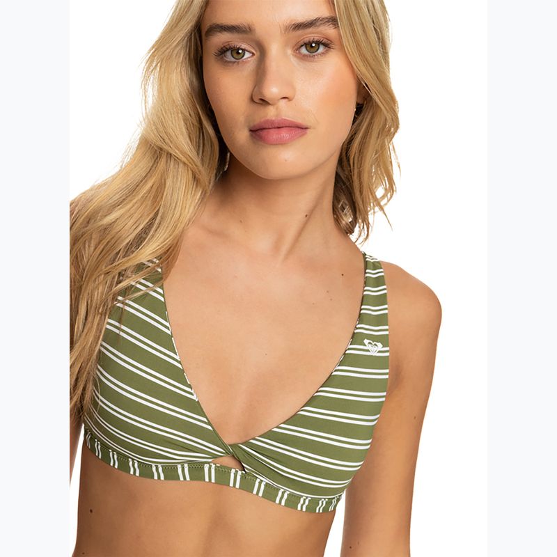 ROXY Retro Revo Twist top costume da bagno loden verde surfrider spirit s 14