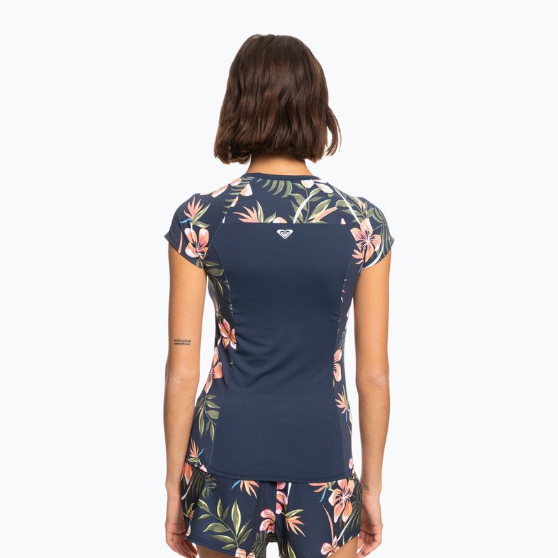 Maglietta da nuoto donna ROXY Stampata mood indigo tropical depht 5
