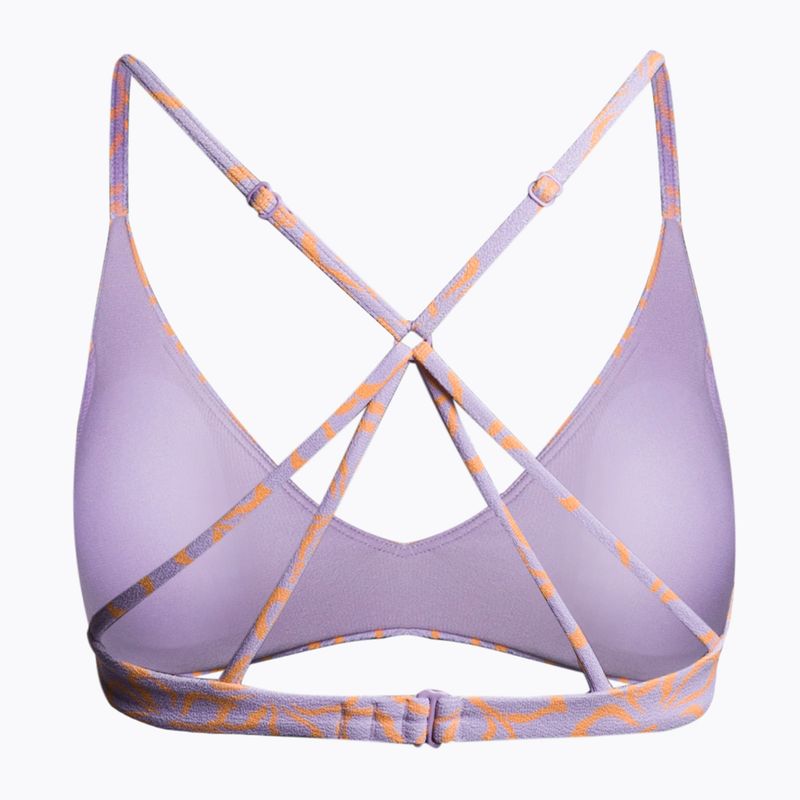 ROXY Hawaiian Heat Athletic Triangle mock orange hawaiianheat swimsuit top 2