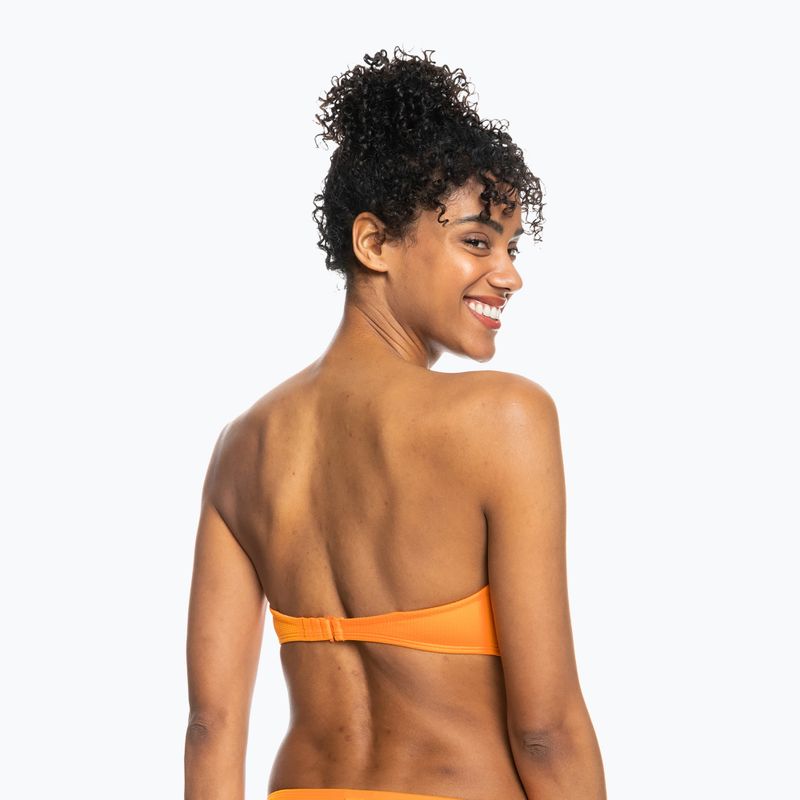 ROXY Color Jam Top da bagno a fascia tangelo 4