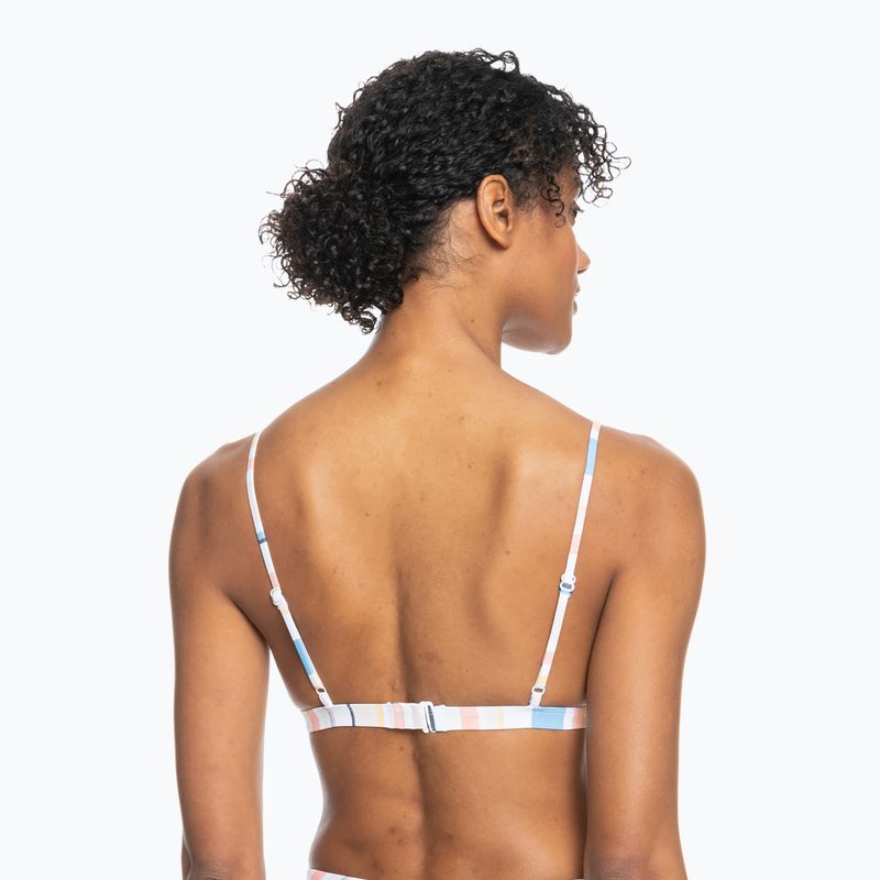 ROXY Beach Classics Triangolo fisso pesca frusta sabbia spogliarello top costume da bagno 6