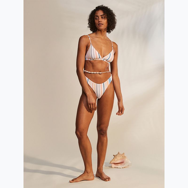 ROXY Beach Classics Triangolo fisso pesca frusta sabbia spogliarello top costume da bagno 12