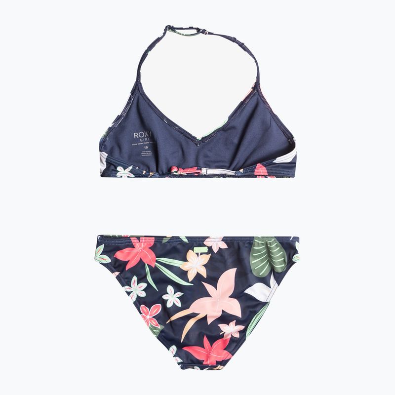 Costume da bagno a due pezzi per bambini ROXY Vacay For Life Triangle Bra Set mood indigo alma swim 2