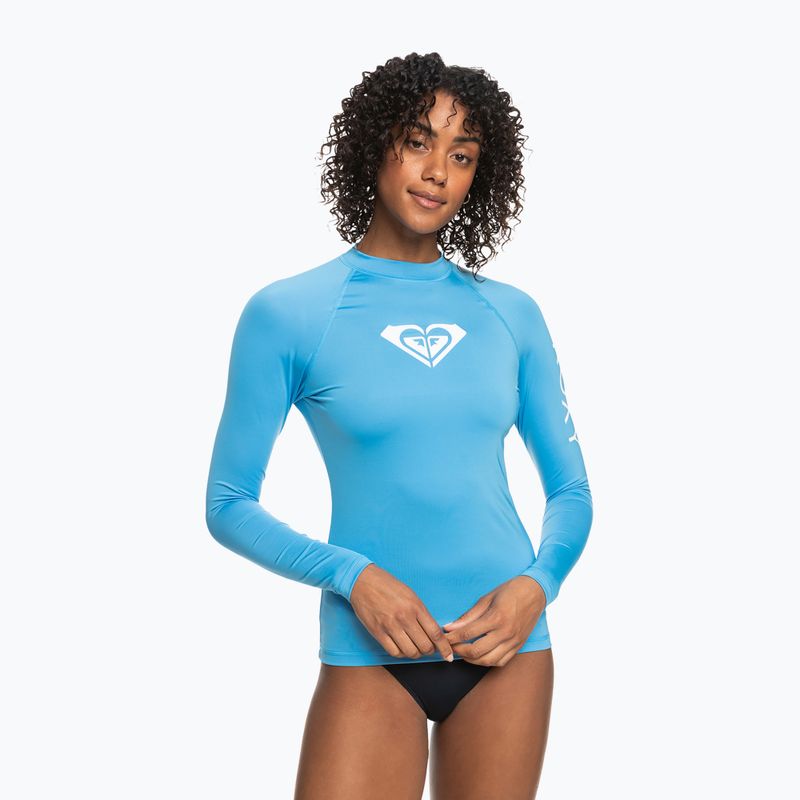 Costume da bagno donna a maniche lunghe ROXY Whole Hearted azzurro 2