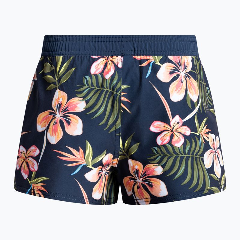 Pantaloncini da bagno donna ROXY Into The Sun Stampato 2" mood indigo tropical depht 2