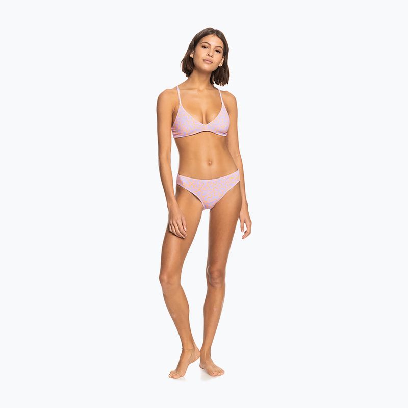 ROXY Hawaiian Heat Hipster fondo del costume da bagno finto arancione hawaiianheat 3