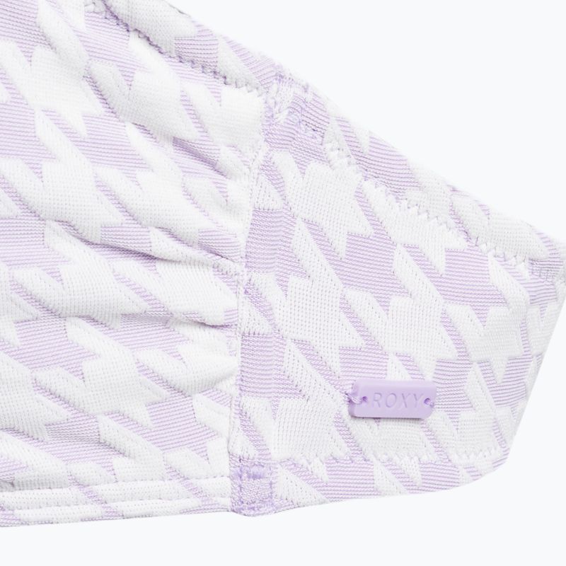 ROXY Check It Top a fascia per costumi da bagno rosa viola 3