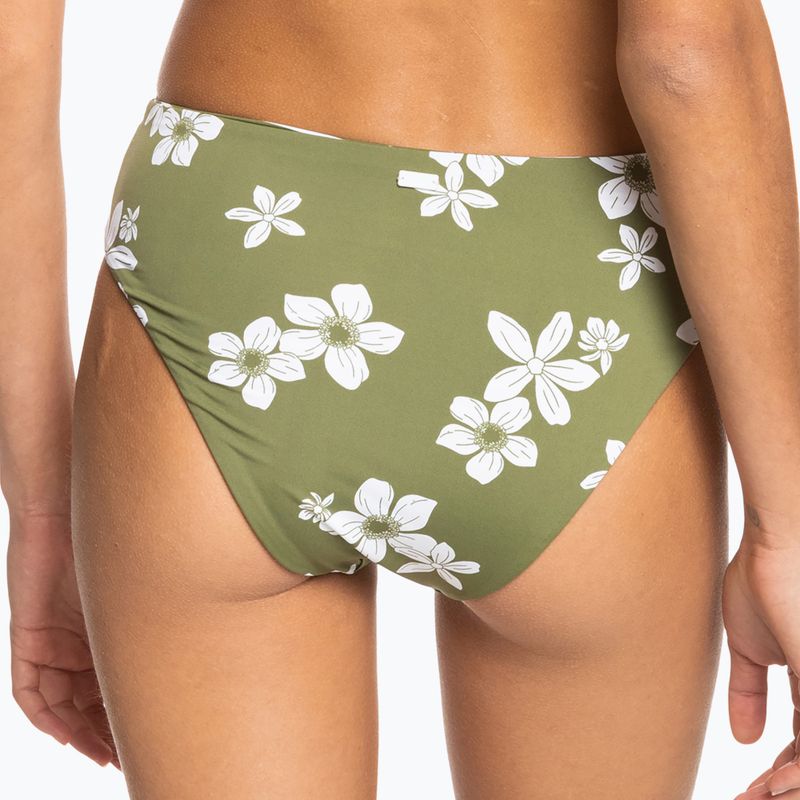 ROXY Retro Revo Bikini Bottom Hl Midwaist loden green surfrider spirit s 7