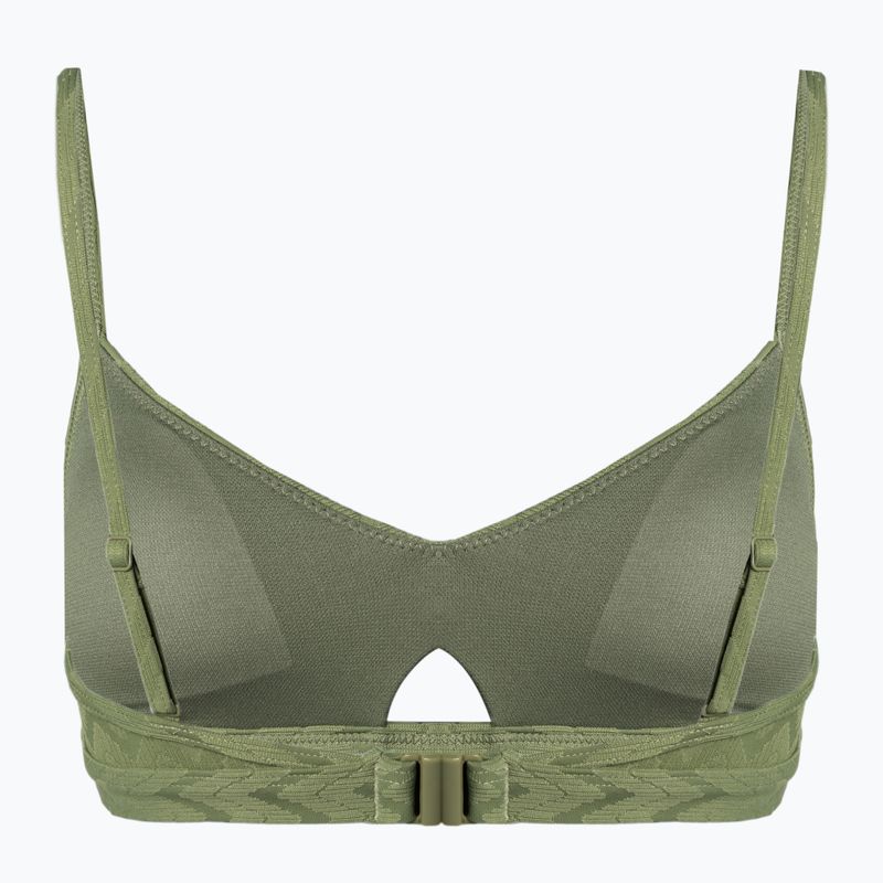ROXY Current Coolness Bralette top da bagno verde loden 2