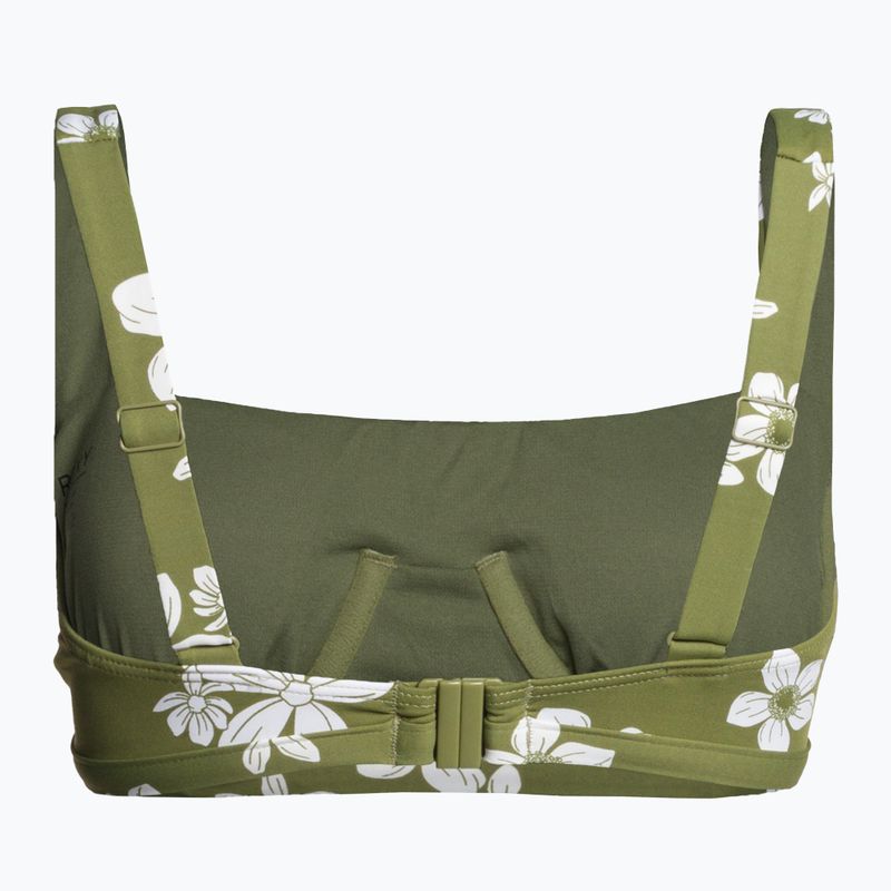 ROXY Retro D-Cup top costume da bagno loden verde surfrider spirit s 2