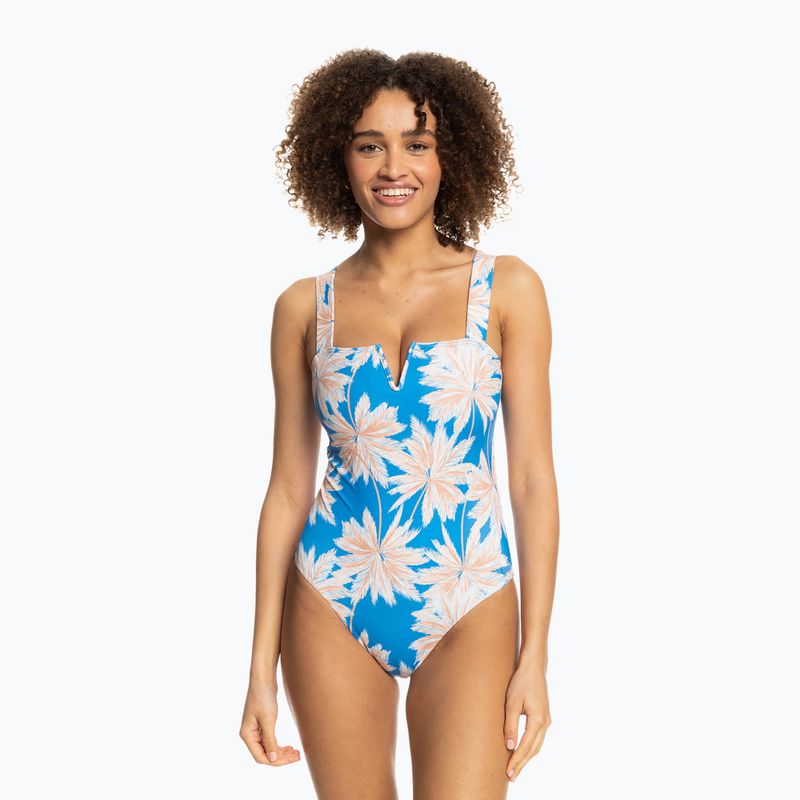 Costume intero donna ROXY Love The Coco V D-Cup azzurro palm island 4