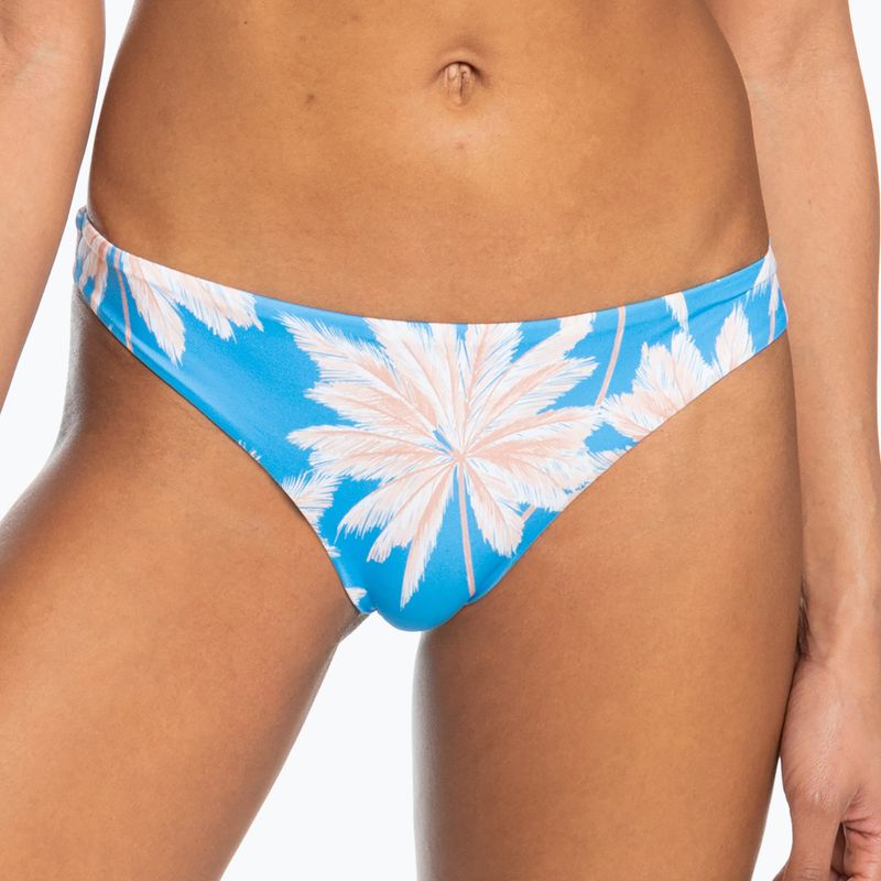 ROXY Love The Baja - slip del costume da bagno con palma blu azzurro 2