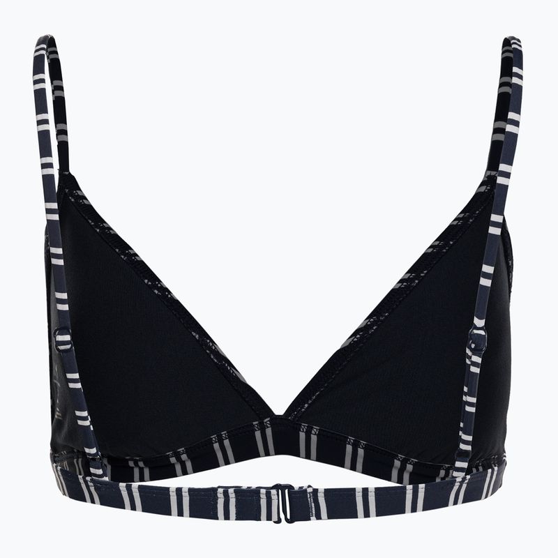 ROXY Into The Sun Fix Tiki Triangle top costume da bagno mood indigo novela stripe vert 2