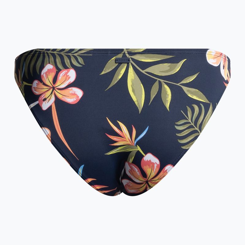 ROXY Into The Sun umore indaco tropicale costume da bagno slip depht 2