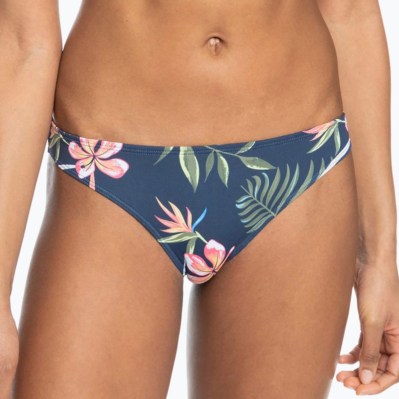 ROXY Into The Sun umore indaco tropicale costume da bagno slip depht 4