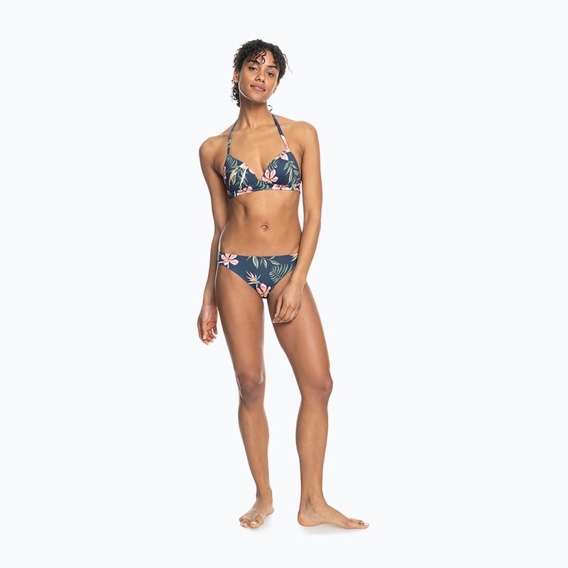 ROXY Into The Sun umore indaco tropicale costume da bagno slip depht 5