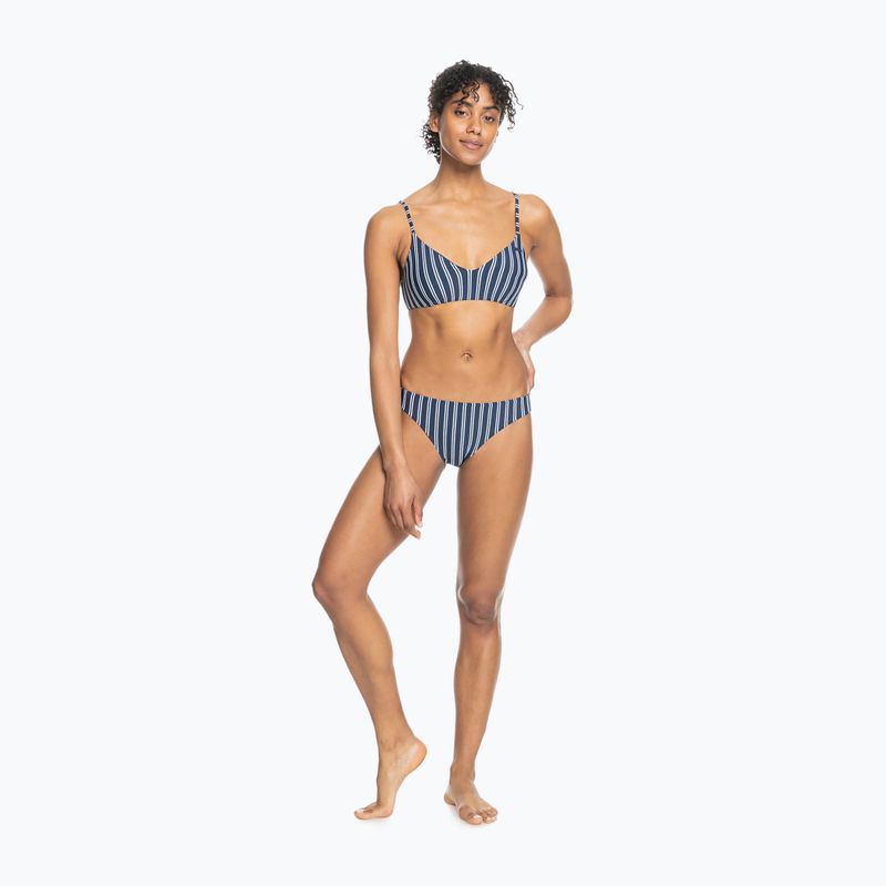 ROXY Into The Sun umore indaco novela striscia vert slip del costume da bagno 3