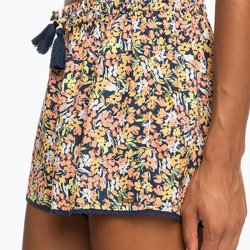 Pantaloncini da bagno donna ROXY Salty Tan mood indigo ditsy love 6