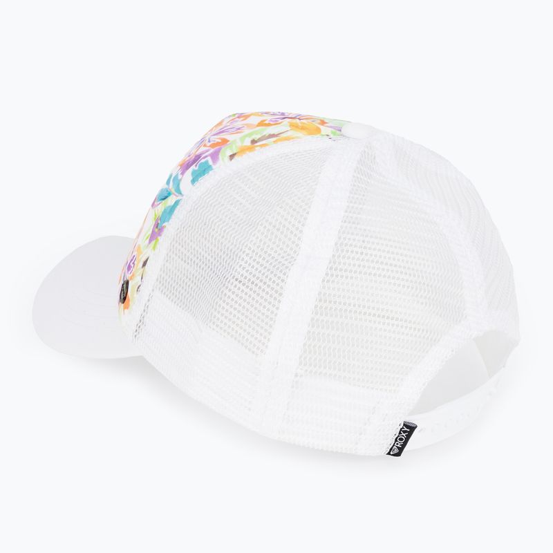 Cappello da baseball donna ROXY Beautiful Morning bianco neve pualani combo 3