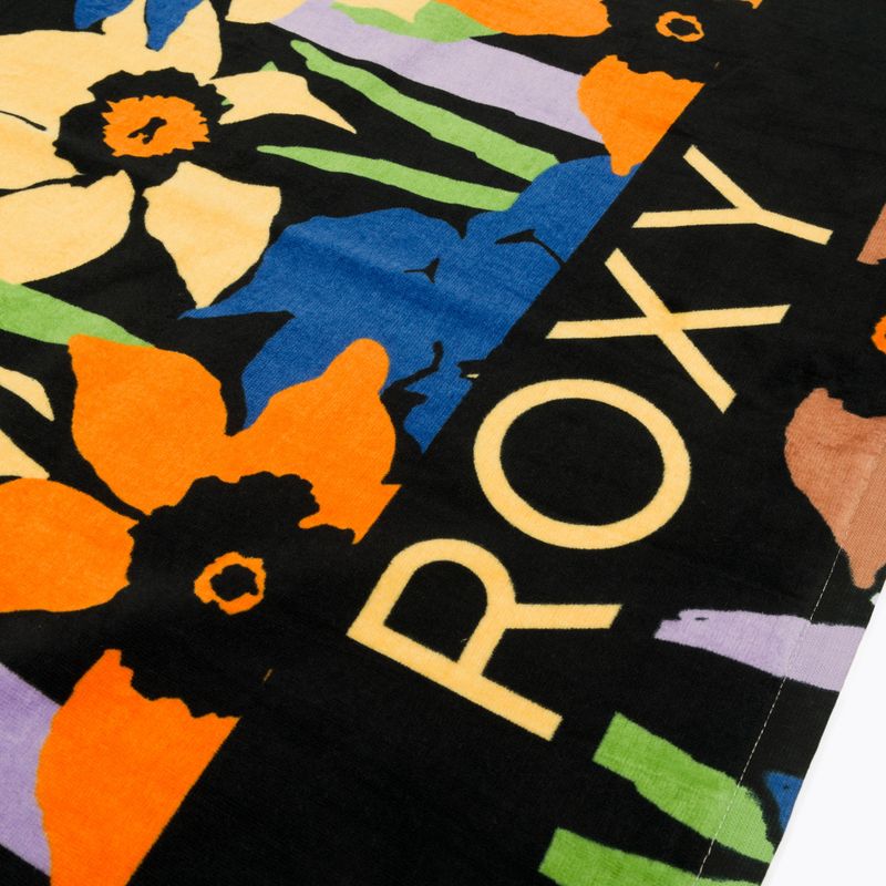 ROXY Asciugamano stampato ad acqua fredda antracite fiore jammin 2
