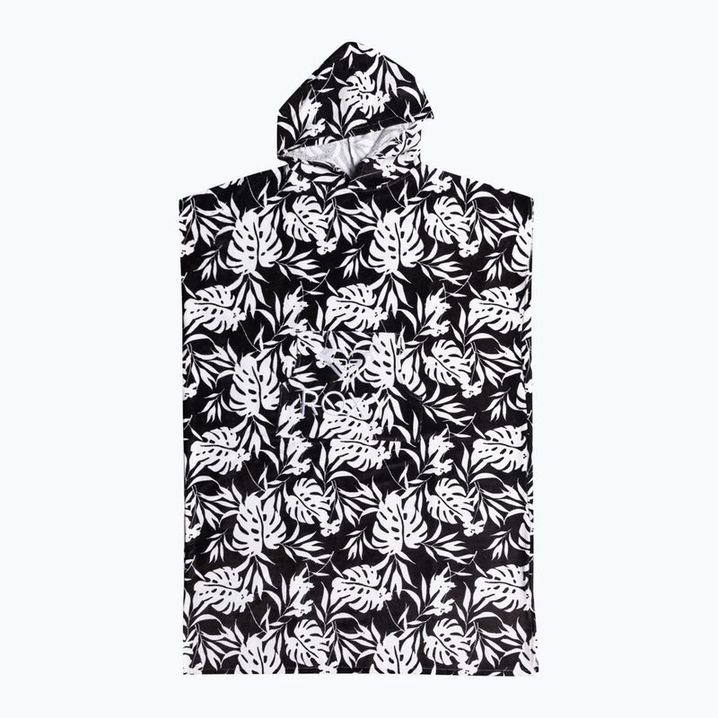 ROXY poncho da donna Warmy Sunset antracite per surf trippin bico