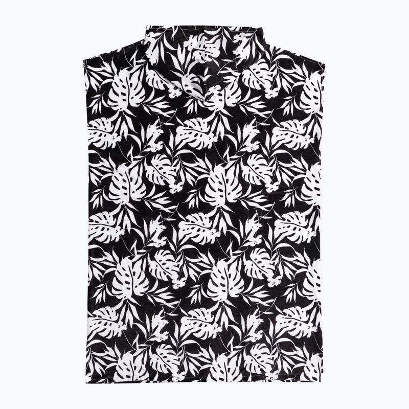 ROXY poncho da donna Warmy Sunset antracite per surf trippin bico 2