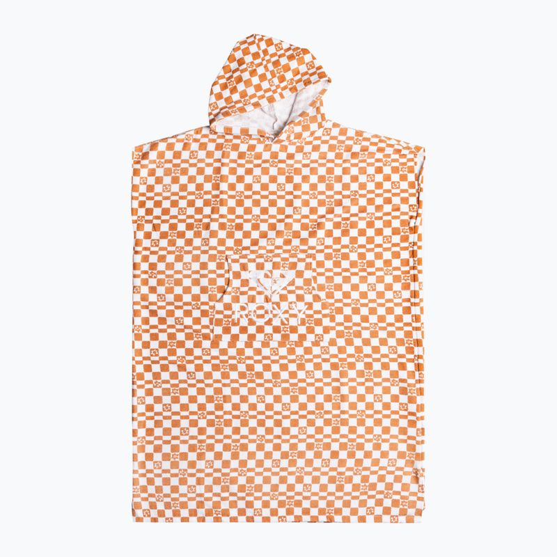 Poncho donna ROXY Stay Magical stampato bianco neve sol power