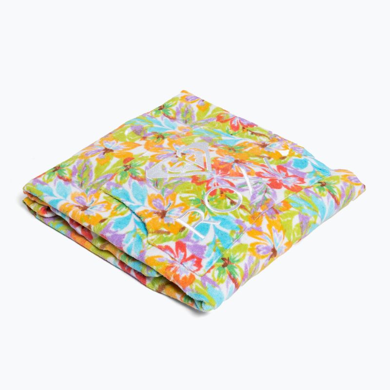 Poncho donna ROXY Stay Magical stampato bianco neve pualani combo 2