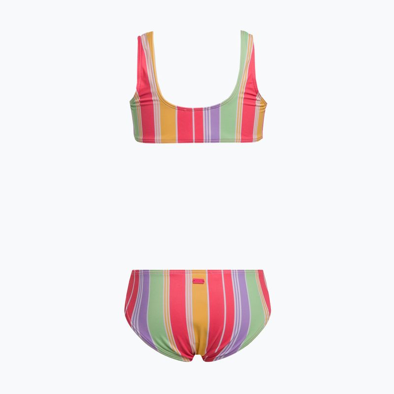 Costume da bagno a due pezzi per bambini ROXY Ocean Treasure Bralette Set sunkissed coral salty sunset 2