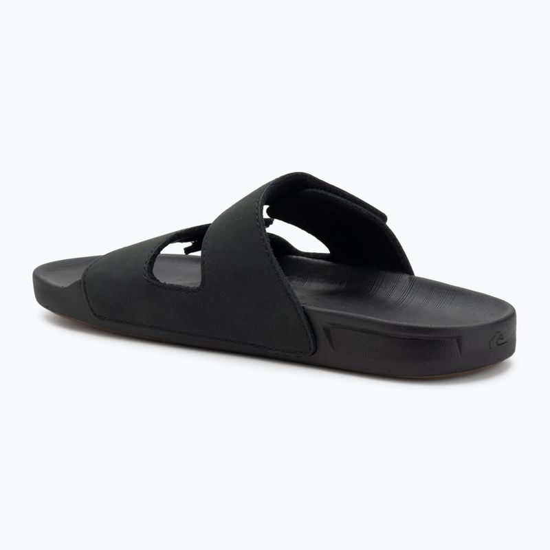 Quiksilver Uomo Rivi Leather Double Adjust infradito nero 1 3