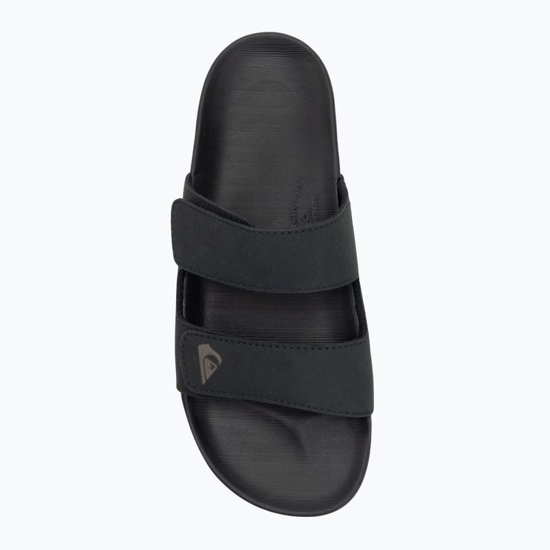 Quiksilver Uomo Rivi Leather Double Adjust infradito nero 1 5