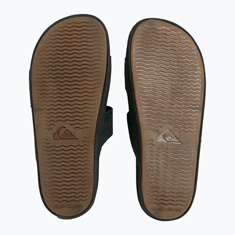 Quiksilver Uomo Rivi Leather Double Adjust infradito nero 1 3