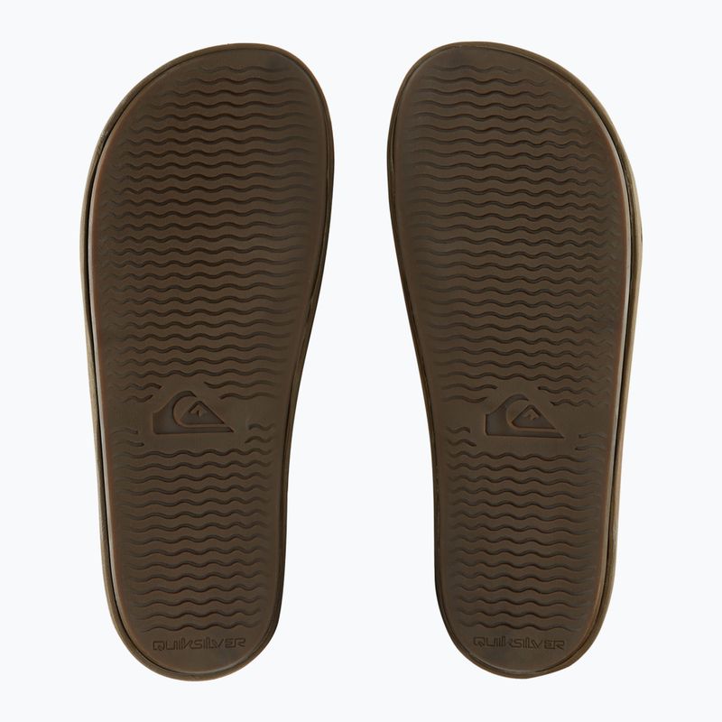 Quiksilver uomo Rivi Leather Double Adjust infradito tan 1 3