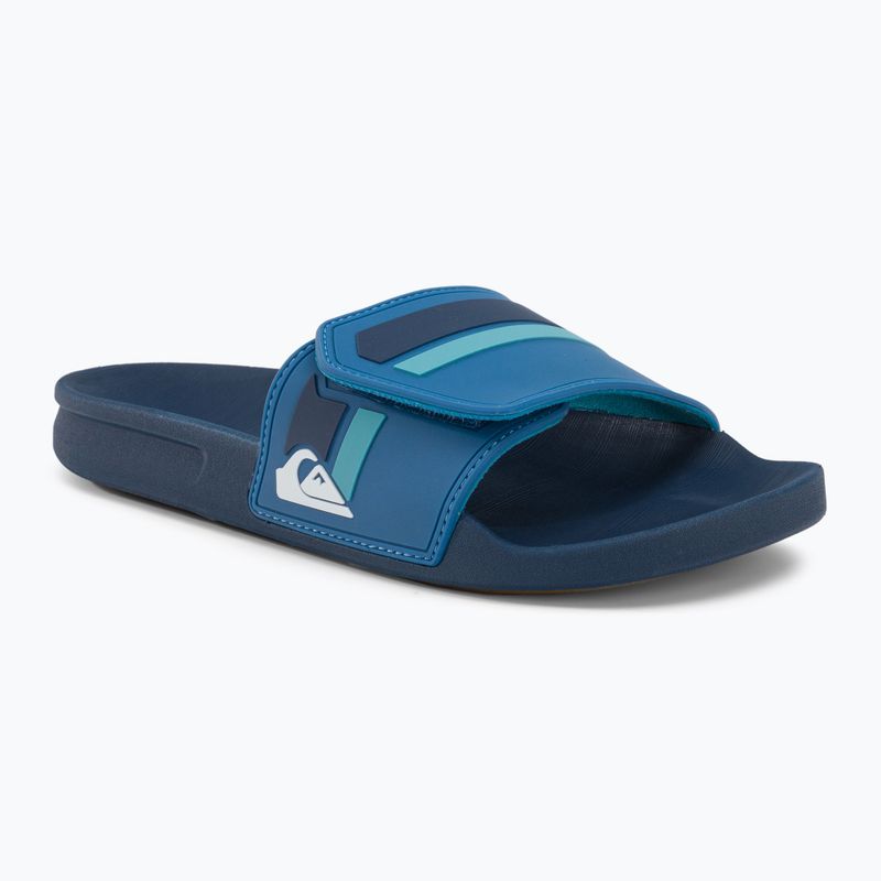 Quiksilver Rivi Slide Adjust blu/blu/verde infradito da uomo