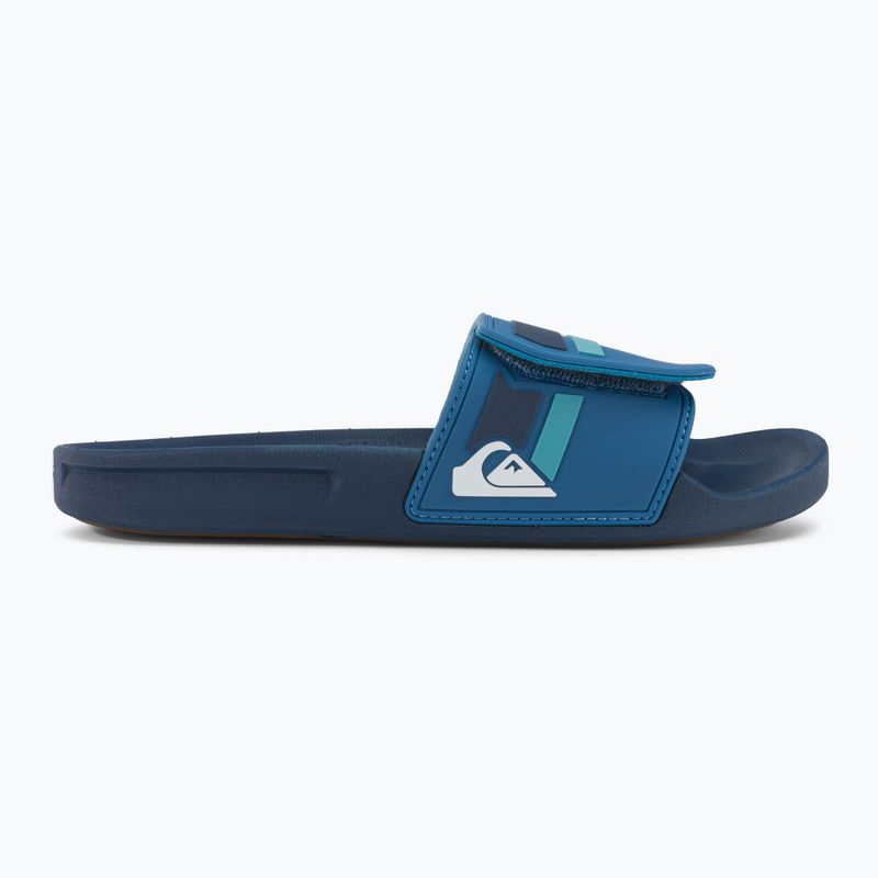 Quiksilver Rivi Slide Adjust blu/blu/verde infradito da uomo 2
