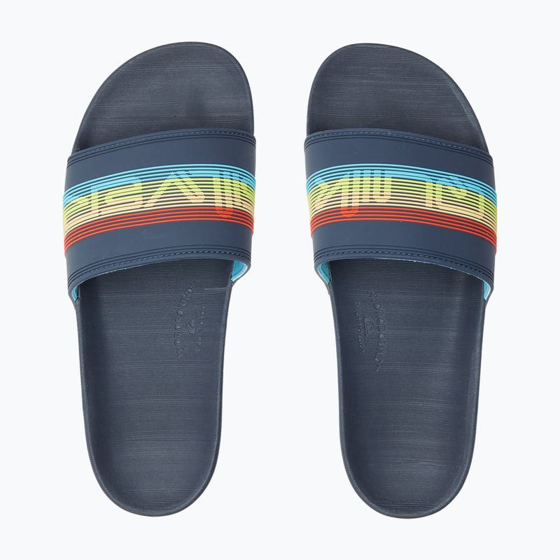 Quiksilver uomo Rivi Wordmark Slide infradito blu 12