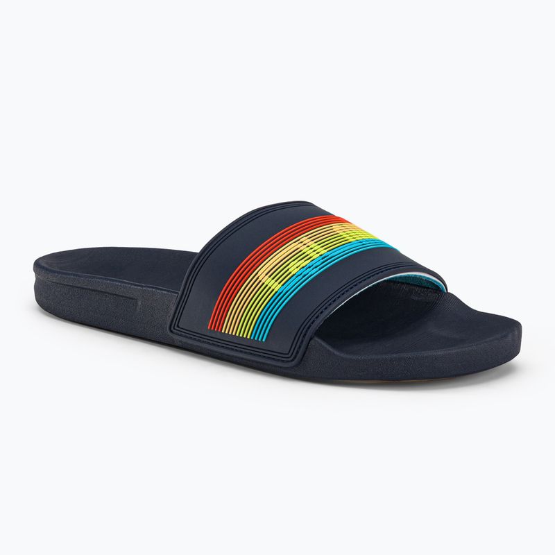 Quiksilver uomo Rivi Wordmark Slide infradito blu