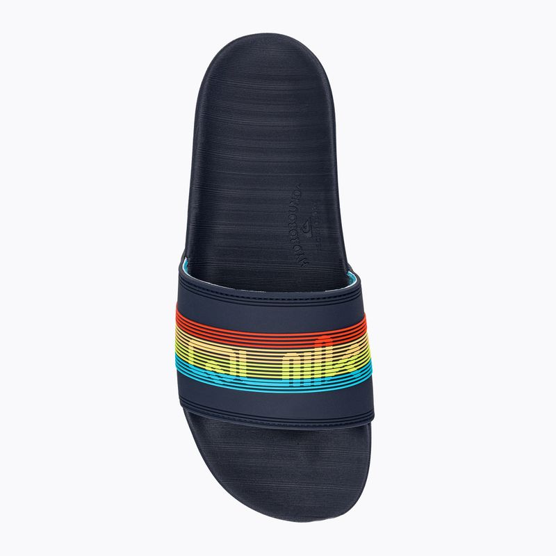 Quiksilver uomo Rivi Wordmark Slide infradito blu 6