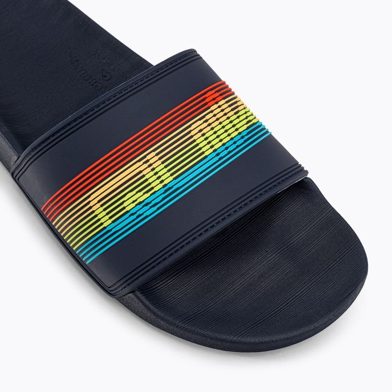 Quiksilver uomo Rivi Wordmark Slide infradito blu 7